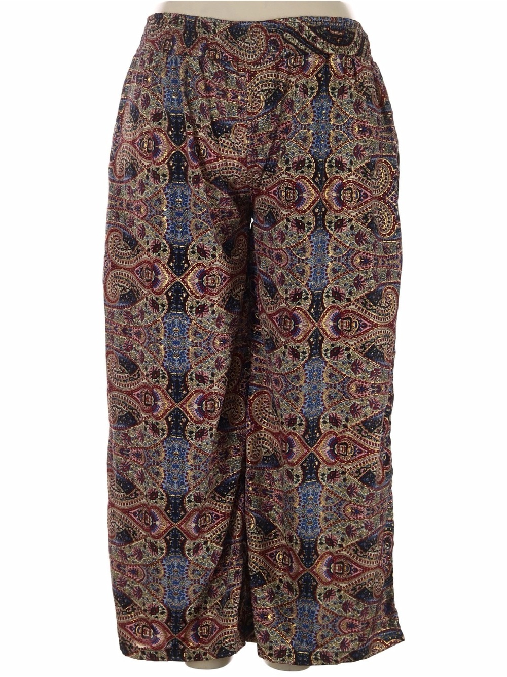 Earthbound Trading Co Floral Paisley Pants